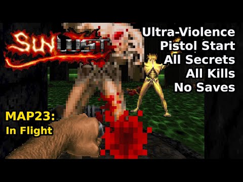 Doom II: Sunlust - MAP23: In Flight (Ultra-Violence 100%)