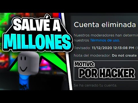 El HACKER que salvo a MILLONES de NIÑOS en ROBLOX y fue BANEADO (INCOMU)