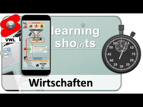 Wirtschaften - Grundproblem der Wirtschaftswissenschaften - Learning Shot