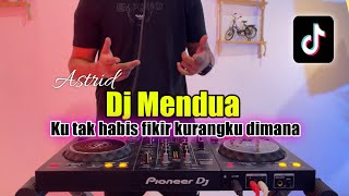 Download lagu DJ KU TAK HABIS PIKIR KURANGKU DIMANA - MENDUA ASTRID FULL BASS 2024 mp3