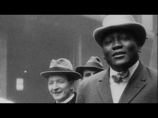 Jack Johnson Paying a Visit to the Manchester Docks (1911)
