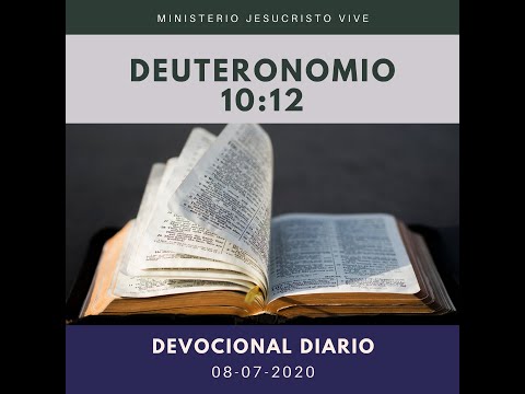 Devocional diario: Deuteronomio 10:12
