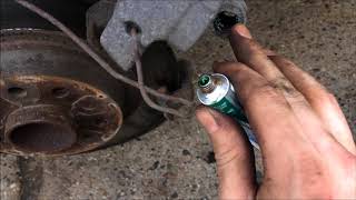 How to change rear brakes Saab 9-3 03 04 05 06 07 08 09 10 11 12