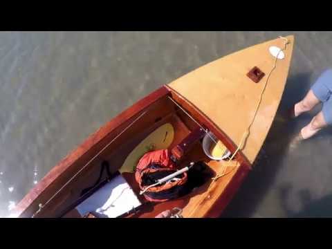 Ep 9 Sailing Kayak Build Review, On the Water in Lake Erie: Designing and Building a Sailing Rowboat
