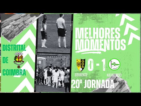 🚨[ RESUMO: SOURENSE 0 x 1 NAVAL 1893 ]  20ª  Jornada - Distrital de Coimbra 2024/25