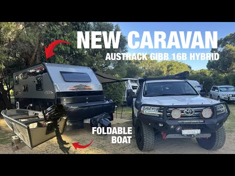 I bought a FOLDABLE BOAT for my NEW AUSTRACK GIBB 16B CARAVAN + LC 200 Series upgrades