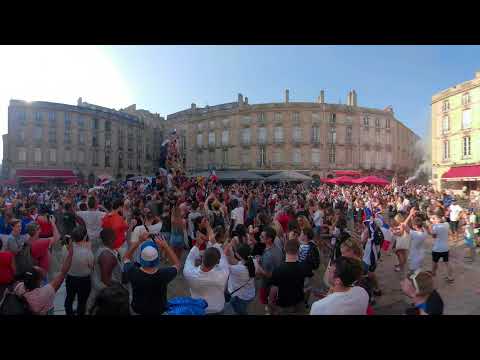 VIDEO 1558 France WIN Bordeaux 1st Fountain   Moments after win   SHEA Shoulders