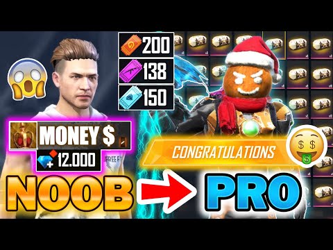 Free Fire new account to *PRO* NEW YEAR 😱🔥 look how it became