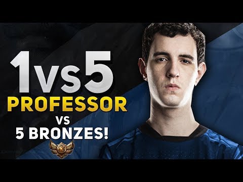 1vs5 - PROFESSOR vs 5 BRONZES!