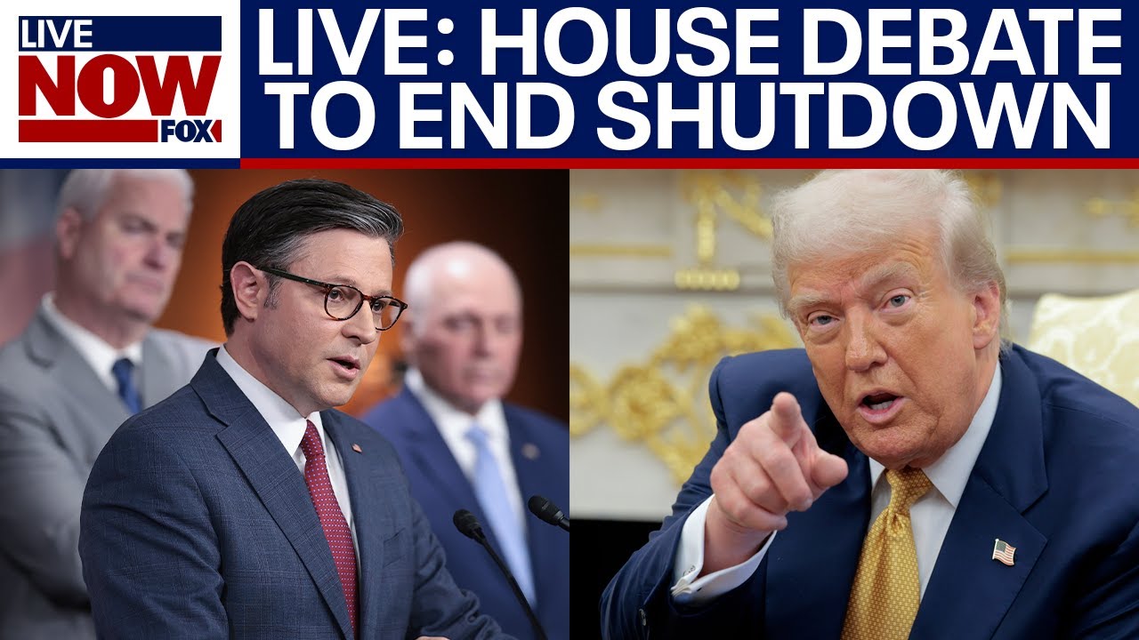 LIVE NOW: House debates ending government shutdown (VOTE AT 7ET)