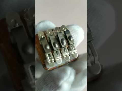 Содержание серебра в контакторе РЭН33 #радиодетали #драгметаллы #скупка #серебро #контактор