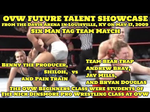 6 Man Tag. Benny the Producer, Shiloh, & Pain Train vs Team Bear Trap from Future Talent Showcase