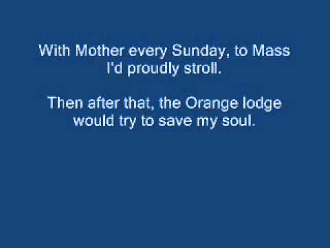 The Orange and the Green - Lyrics