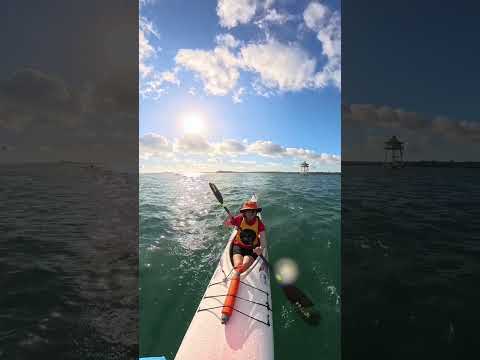 Wave larger than expected!  #kayak #seakayaking #auckland #kayaklife #kayakinglife #fatherdaughter