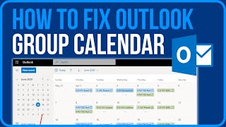 Group Calendar Not Showing in Outlook Fix (2024) | How to Fix Outlook Groups Not Showing