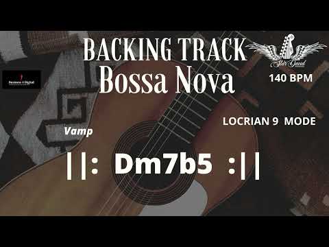Backing Track  Bossa Nova  Vamp in Dm7b5