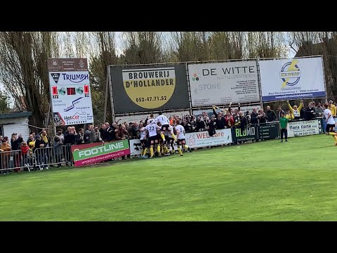 2e Afdeling VV A; KVV Zelzate - KSC Lokeren-Temse : 1 - 2 🙌🏻🥳😁! ⚪️⚫️🌕❤️