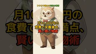 月10,000円の食費で栄養満点、賢い買い物術 #節約術 #血管を若く保つ #食費節約