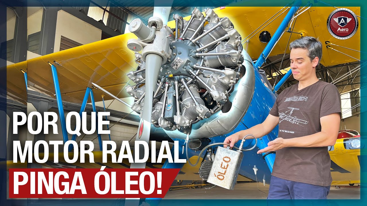 Como funciona o MOTOR RADIAL e por que ele PINGA ÓLEO?