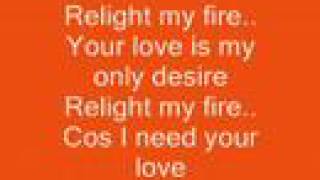 Take That - Relight My Fire (Lyrics)