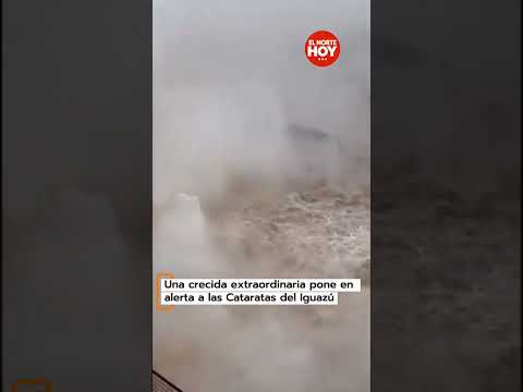🌊 ¡Crecida extrema en las Cataratas del Iguazú!