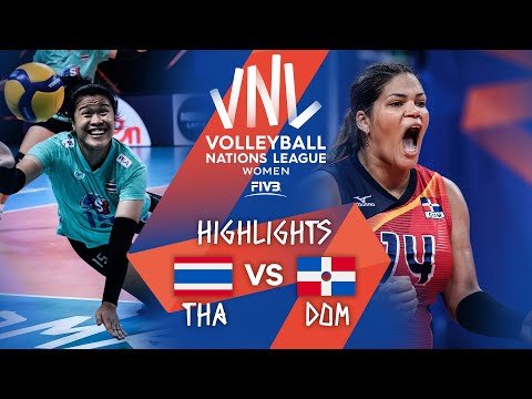THA vs. DOM - Highlights Week 3 | Women's VNL 2021