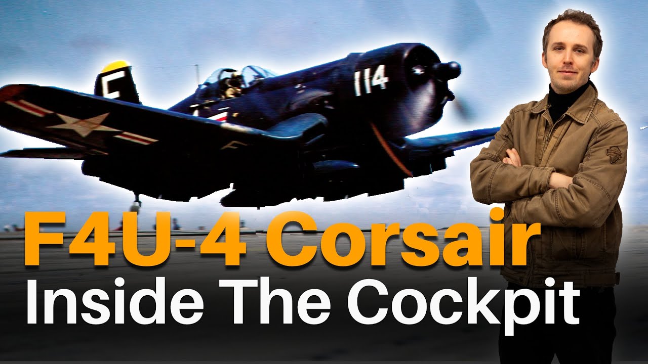 Inside the Vought F4U-4 Corsair: Full Cockpit Tour and Detailed Walkaround