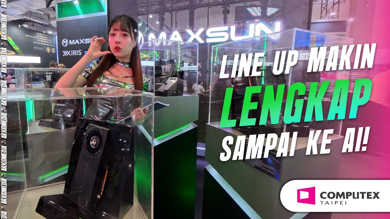 Maxsun Sekarang Bikin Motherboard MODT, AIO PC, Sampai GPU AI dan Workstation!? Computex 2026