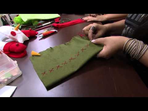 Mulher.com 13/11/2014 - Boneco de Neve Porta Papel Toalha por Karin Montone - Parte 2