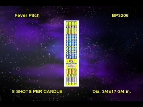 BP3206 Fever Pitch /8 shots roman candles