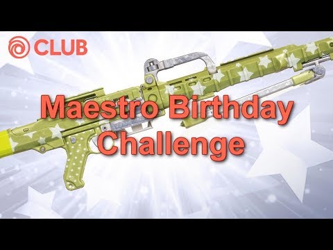 Maestro Birthday Challenge - Maestro’s Gift weapon skin ULTRA HD pack 60 fps