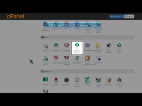 cPanel Email 6 How to set a default email account