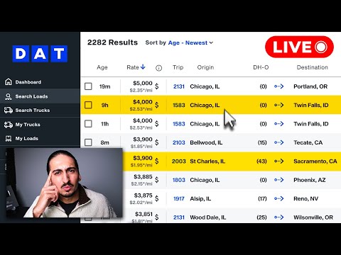LIVE Truck Dispatching Making $62,330 (HOW I FIND LOADS)
