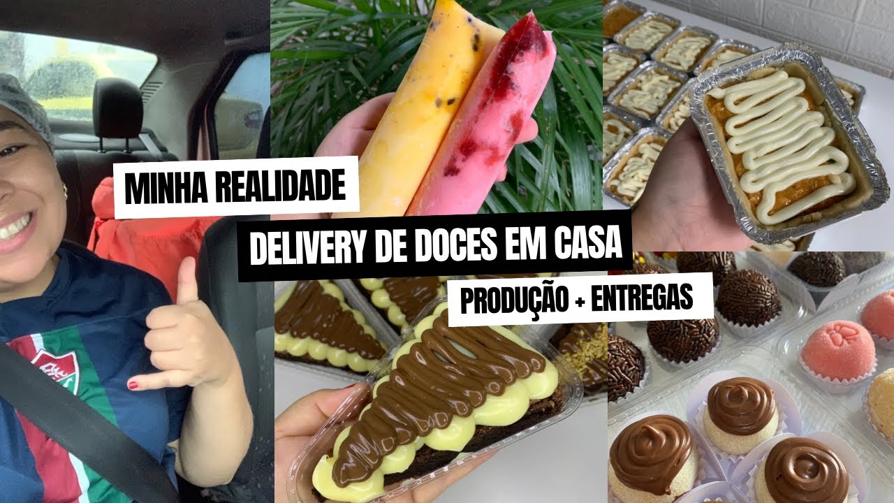MINHA REALIDADE | PRODUÇÃO + VENDAS + ENTREGAS DO MEU DELIVERY DE DOCES EM CASA 🍰🍭