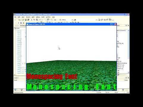 OpenGL Game Engine VMK 20D: Proportional Font