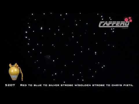 5207 Red to blue to silver strobe w golden strobe to chrys pistil
