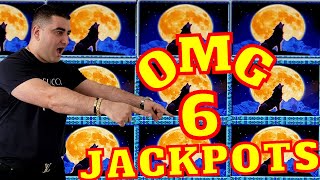 Unbelievable 6 JACKPOTS: Epic Wins on a Single Slot Machine!" Video Video