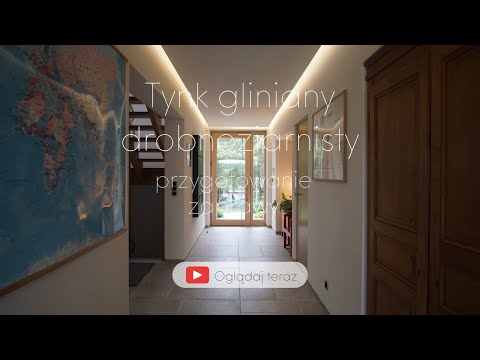 TYNK GLINIANY DROBNOZIARNISTY -  PRZYGOTOWANIE ZAPRAWY