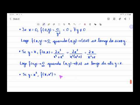 Cálculo 2 - Aula 24 - Limites de funções de duas variáveis (parte 2)