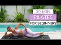 30 MIN PILATES FOR BEGINNERS At Home Mat Pilates No Equipment