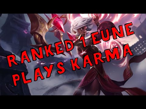 Rank 1 EUNE - PolskiKoz - Plays Top Karma vs Camille