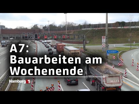 Bauarbeiten auf der A7 Anschlussstelle Othmarschen ab Freitagmorgen