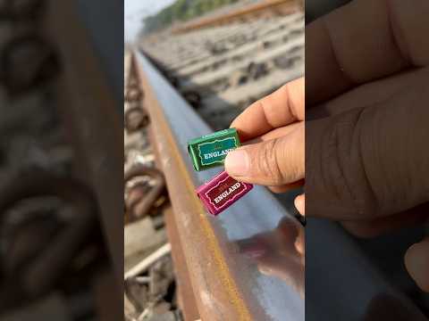 Train 🚂 vs green and red England chocolate 🍫 what 😱happened next..?