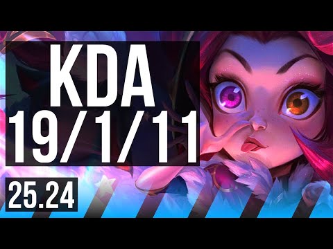 ZOE vs ZED (MID) | Good KDA: 19/1/11, 41K damage | EUW Master | 25.24