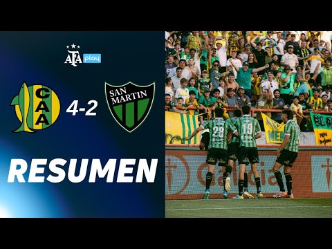 Aldosivi 4 vs 2 San Martín San Juan | #TorneoClausura2025 | RESUMEN | FECHA 16