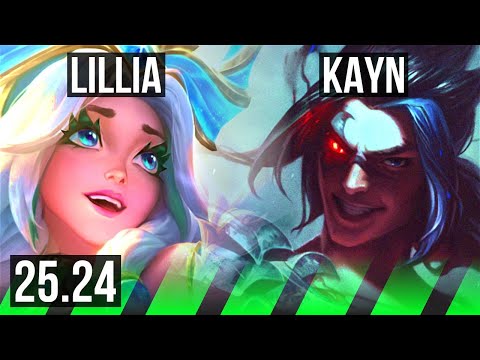 LILLIA vs KAYN (JGL) | Good KDA: 17/1/5 | EUW Diamond | 25.24