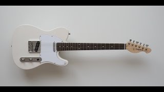 Video thumbnail for Aria 615-Frontier Telecaster, Ivory by Jam Tracks Guitar