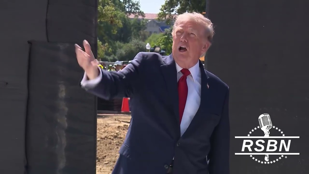 FULL EVENT: President Trump Delivers Remarks at New White House Helipad - 08/19/26