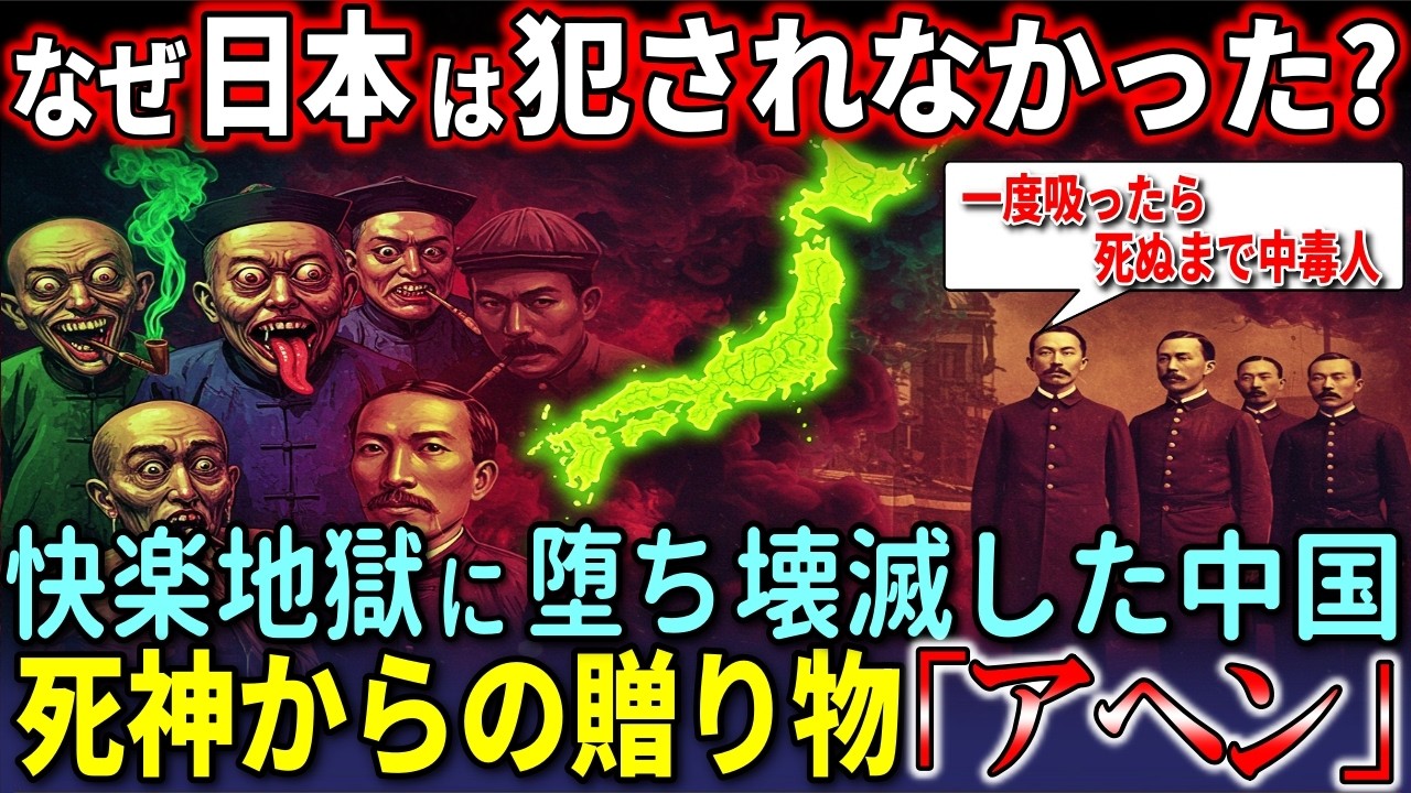 世界で2000万人の中毒者を出した「悪魔の実」アヘン、なぜ日本は中毒にならなかったのか？【海外の反応】
