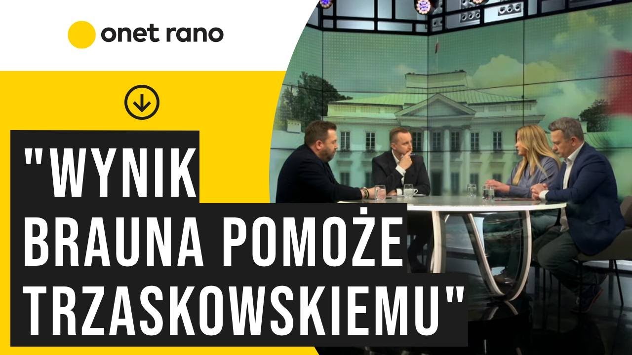 Liberalny elektorat będzie musiał zagryźć zęby?  "Wynik Brauna dobrą informacją dla Trzaskowskiego"